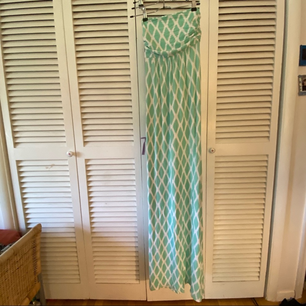 2/$20 Soft Turquoise Maxi Tube Dress